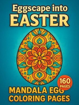 Eggscape into Easter – 160 Mandala Easter Egg Pages