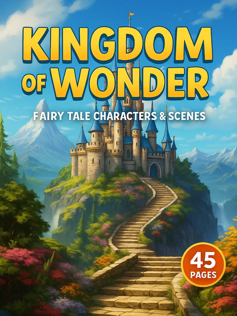 Kingdom of Wonder – 45 Fairy Tale Characters & Scenes | Kidnections Store
